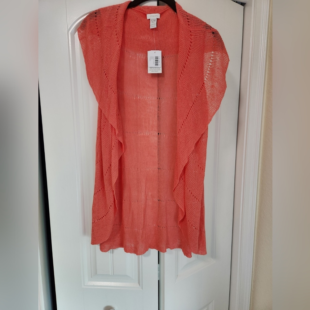 Chico's "Primrose" Pointelle Wrap Sz S/M NEW!!